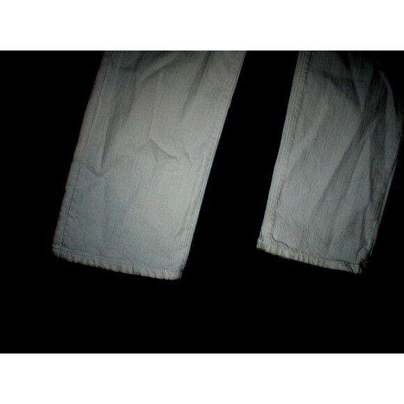 New NWT 30 x 34 Mens Designer Spurr Pipe Jeans USA White Logo Belt Patch Slim - Picture 6 of 7